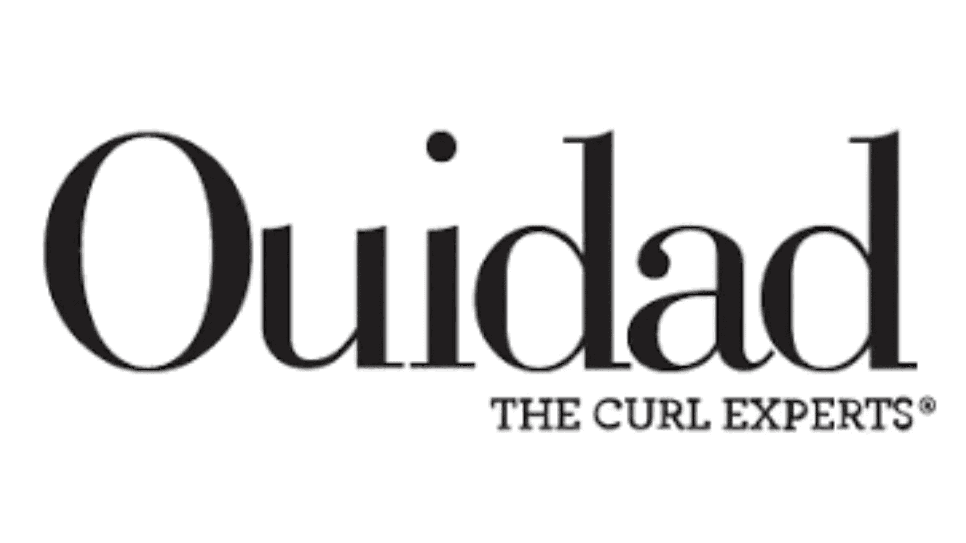 Ouidad logo with tagline "The Curl Experts.
